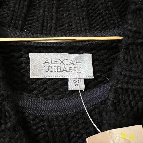 Alexia Ulibarri | NWT Oversized Chunky Knit Sweater Dress Black Zendaya Size XS - Picture 3 of 14